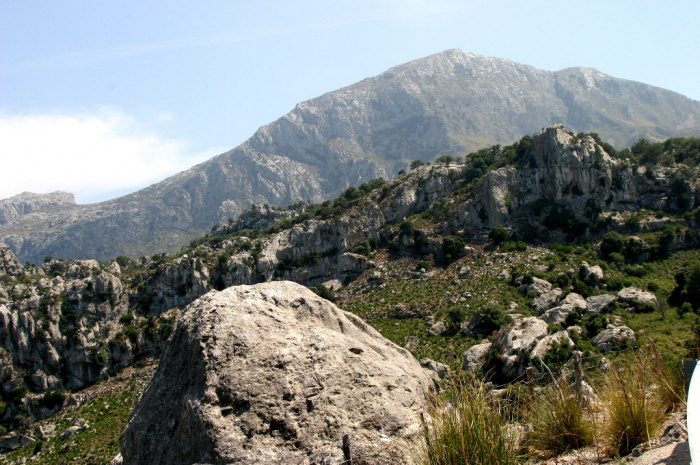 - im Tramontana-Gebiet mit Blick auf den Puig Major