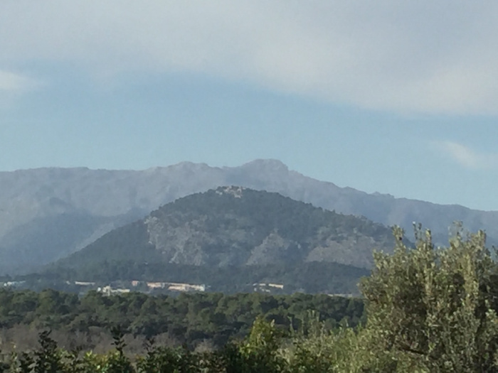 Puig St. Maria von Pollenca/Alcudia aus