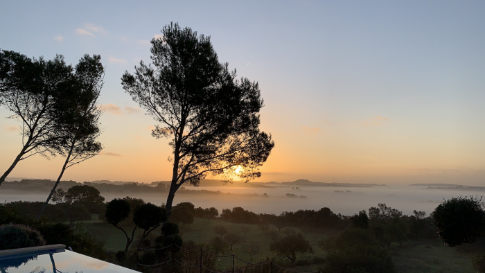 Montuïri - Blick von Finca Las Higueras:Sonnenaufgang