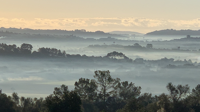 Montuïri - Blick von Finca Las Higueras: Sonnenaufgang